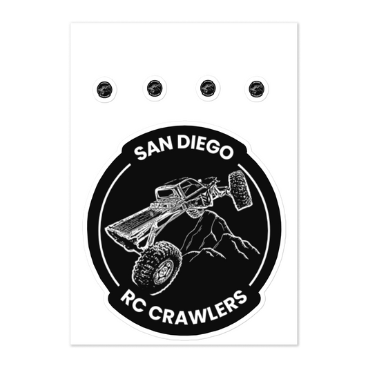 San Diego RC Crawlers Sticker sheet